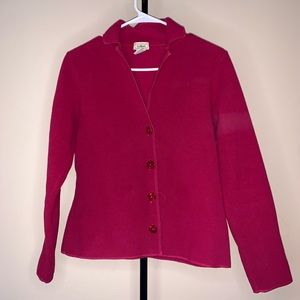 ✨ L.L. Bean Pink Fleece Sweater ✨